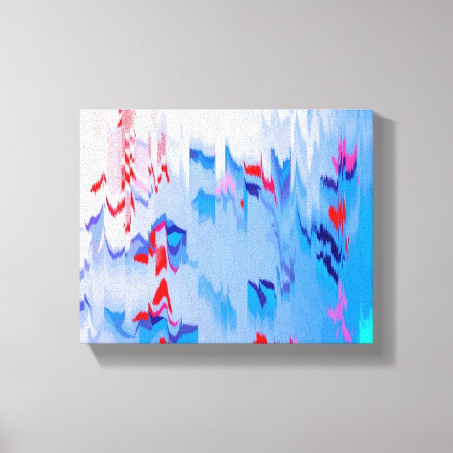 Blue lagoon canvas print (Front)