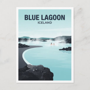 Blue Lagoon Grindavík Iceland Keepsake Postcard
