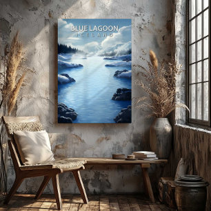 Blue Lagoon Iceland Destination Canvas Print