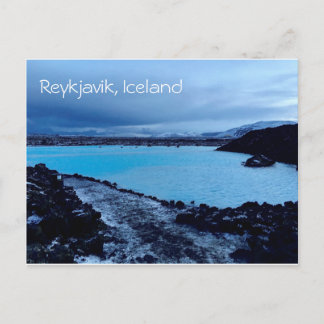 Blue Lagoon Iceland Geothermal Spa Travel Postcard
