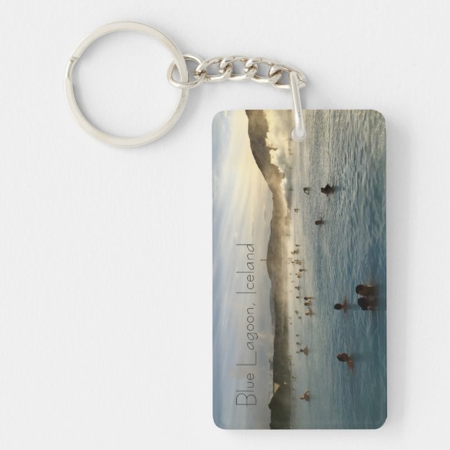 Blue Lagoon Iceland Keyring (Front)