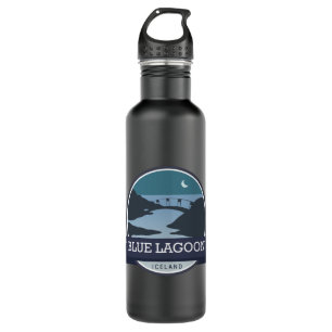 Blue Lagoon  Iceland Long   710 Ml Water Bottle