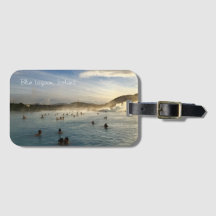 Blue Lagoon Iceland Luggage Tag