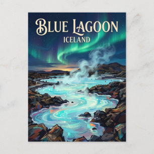 Blue Lagoon Iceland Postcard