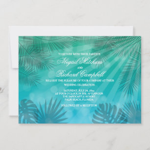 Blue Lagoon Invitation