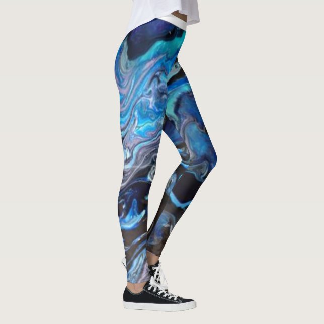 Blue lagoon leggings (Right)