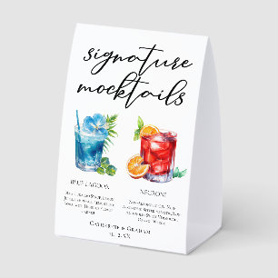 Blue Lagoon Negroni Signature Pool Mocktails