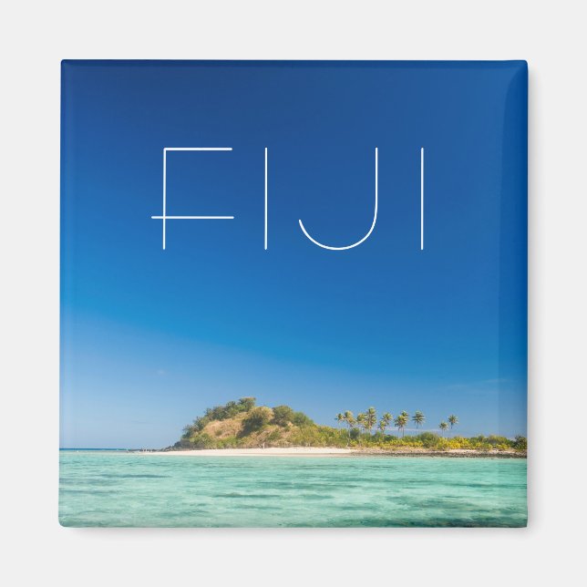 Blue Lagoon Seascape, Fiji Magnet (Front)