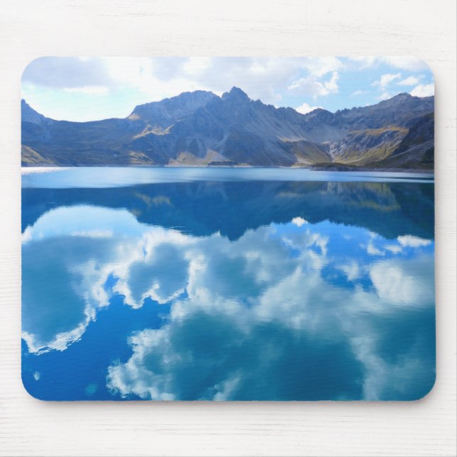 Blue lake landscape mouse mat (Front)