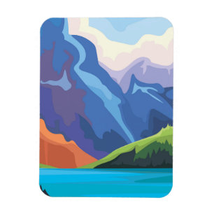 Blue lake Magnet