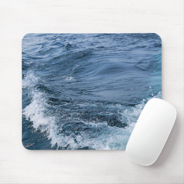 Blue Lake Michigan Mouse Mat (With Mouse)
