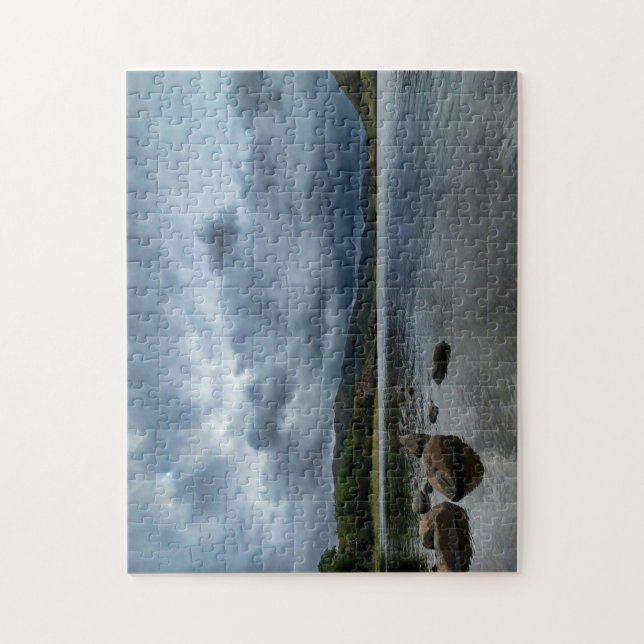 Blue Lake Puzzle-252 Jigsaw Puzzle (Vertical)
