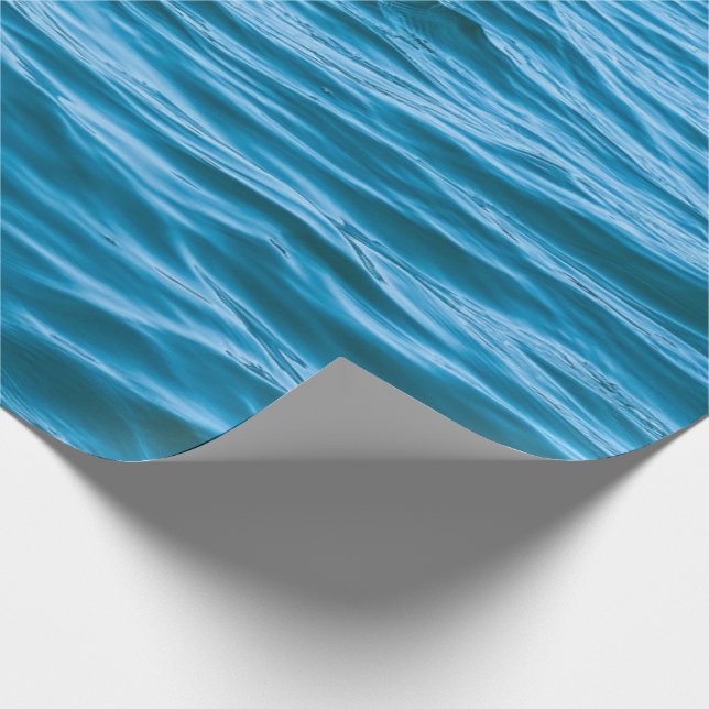 Blue Lake Water Wrapping Paper (Corner)