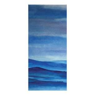 Blue Landscape 10.2 cm x 22.9 cm Rackcard Rack Card