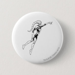 Blue Lantern 11 6 Cm Round Badge