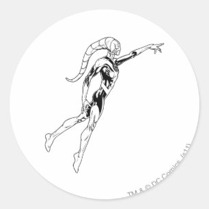 Blue Lantern 11 Classic Round Sticker