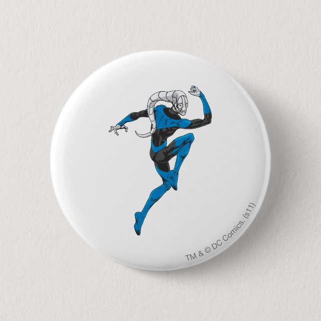 Blue Lantern 1 6 Cm Round Badge (Front)