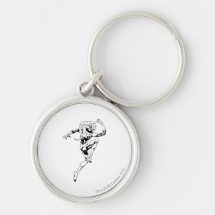 Blue Lantern 3 Key Ring