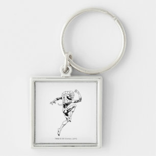 Blue Lantern 3 Key Ring