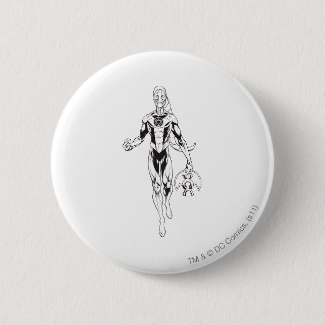 Blue Lantern 6 6 Cm Round Badge (Front)