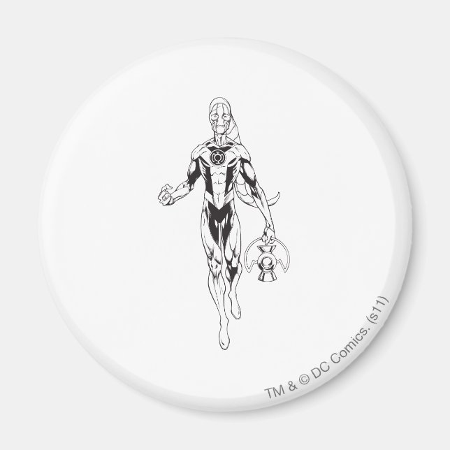 Blue Lantern 6 Magnet (Front)