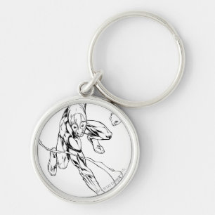Blue Lantern 9 Key Ring
