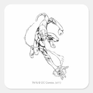 Blue Lantern 9 Square Sticker