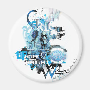 Blue Lantern Graphic 1 Magnet