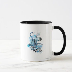 Blue Lantern Graphic 1 Mug