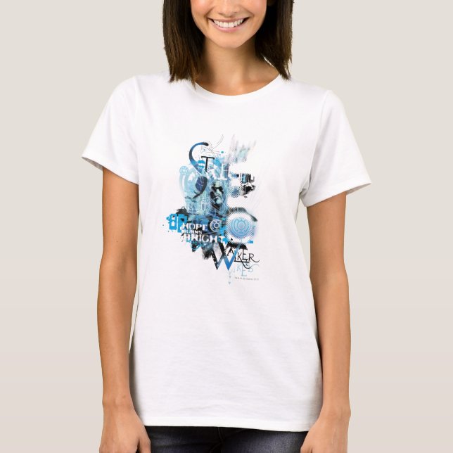 Blue Lantern Graphic 1 T-Shirt (Front)