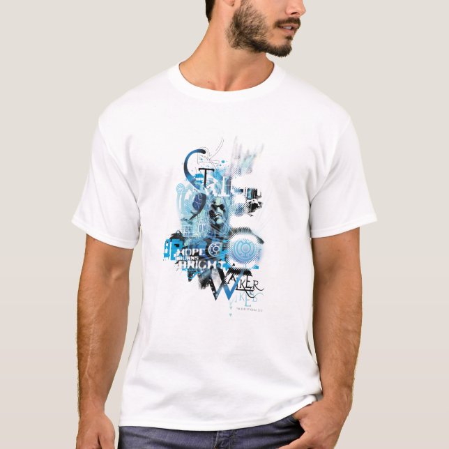 Blue Lantern Graphic 1 T-Shirt (Front)