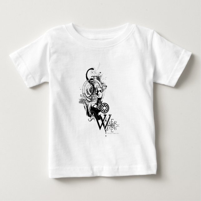Blue Lantern Graphic 2 Baby T-Shirt (Front)