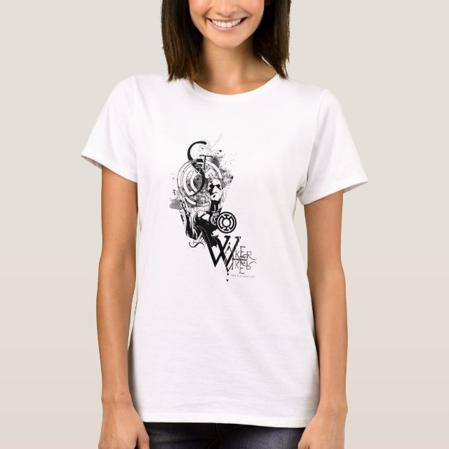 Blue Lantern Graphic 2 T-Shirt (Front)