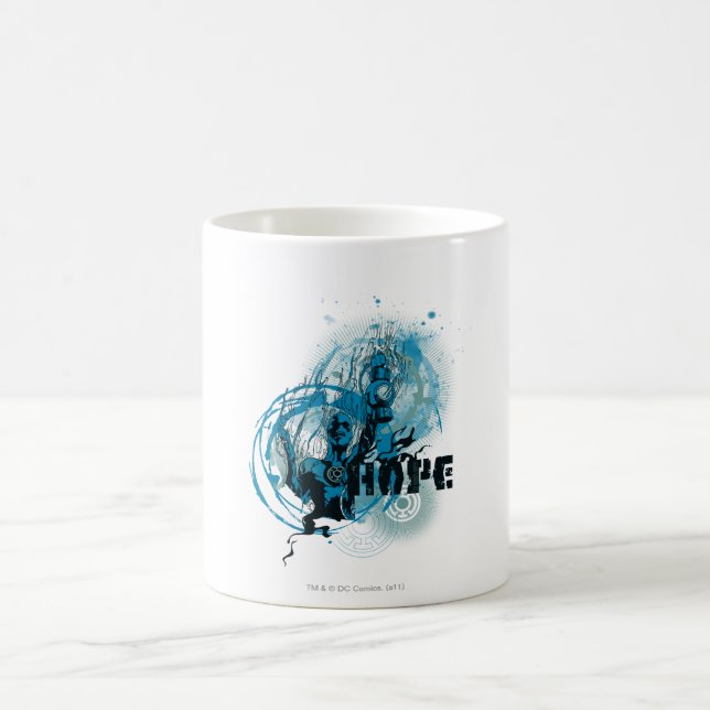 Blue Lantern Graphic 3 Coffee Mug (Center)