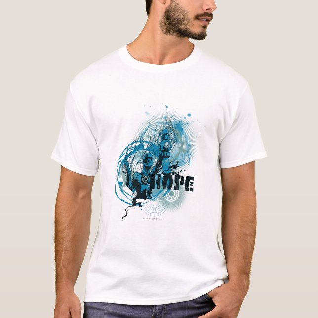 Blue Lantern Graphic 3 T-Shirt (Front)