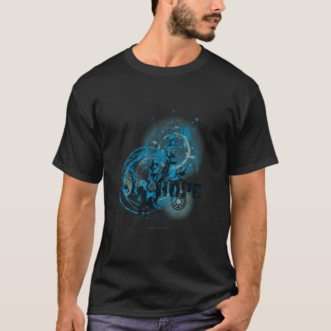 Blue Lantern Graphic 3 T-Shirt (Front)