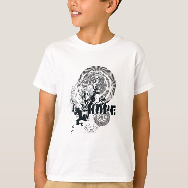 Blue Lantern Graphic 4 T-Shirt (Front)