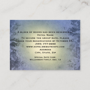 Blue Lantern Hotel Accommodation Insert Cards