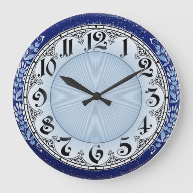 Blue Large Clock (Front)