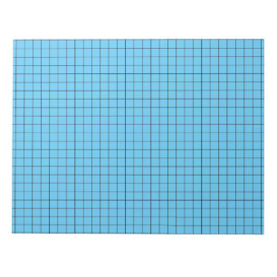 Blue  Large Graph Paper Notepad