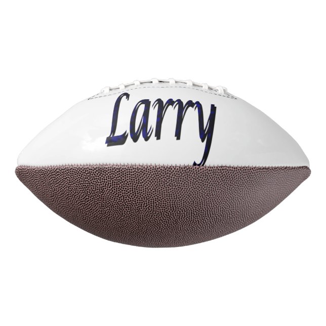 Blue Larry Name, Football American Football (Rotated 270)