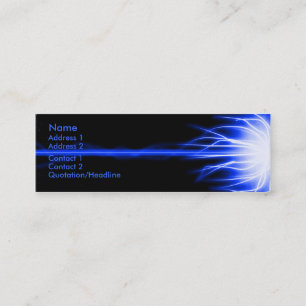 Blue Laser Mini Business Card
