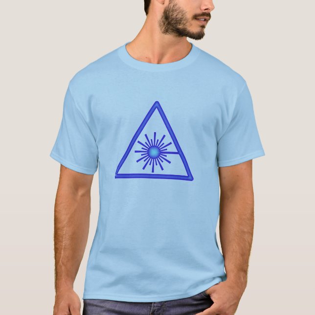 Blue Laser Symbol T-Shirt (Front)