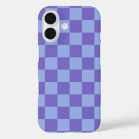 Blue & Lavender Chequerboard Pattern