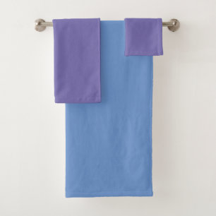 Blue Lavender Combo  Bath Towel Set