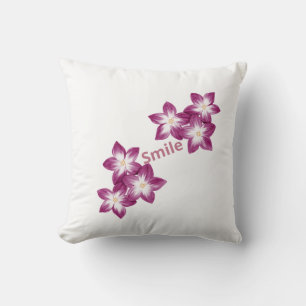 Blue & Lavender Countryside Floral Cushion – Flowe