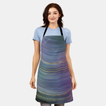 Blue & Lavender Marble Aprons