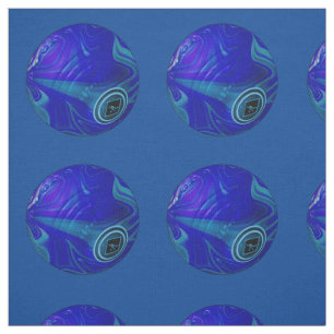 Blue Lawn Bowls, Fabric