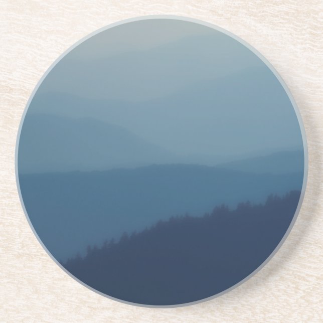 Blue Layers Coaster (Front)