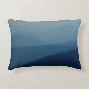 Blue Layers Decorative Cushion